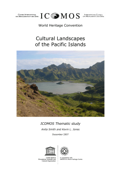 Cultural Landscapes of the Pacific Islands