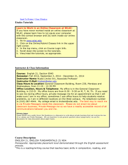 English 21 #0940 - West Los Angeles College