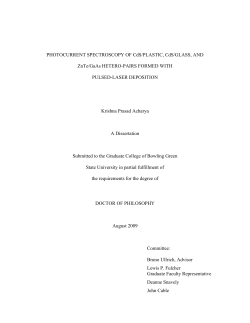 Photocurrent Spectroscopy of CdS/Plastic, CdS/Glass, and ZnTe