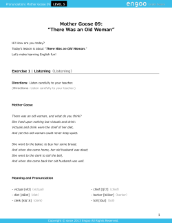 Mother Goose 09: There Was an Old Woman