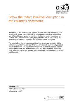 Below the radar: low-level disruption in the country`s