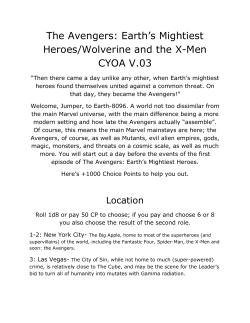 The Avengers: Earth`s Mightiest Heroes/Wolverine and the