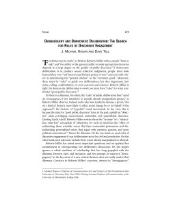 DEMAGOGUERY AND DEMOCRATIC