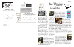 May 2013 - The Window