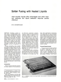 Solder Fusing with Heated Liquids