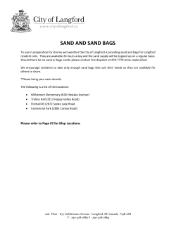SAND AND SAND BAGS