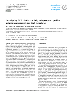 Investigating PAH relative reactivity using congener profiles