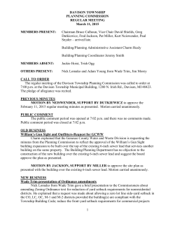 3-11-15 - Davison Township