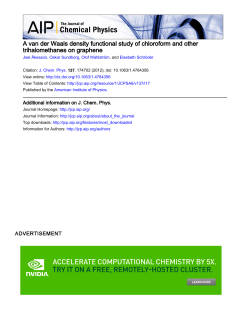 A van der Waals density functional study of