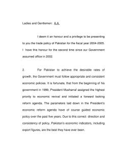 Ladies and Gentlemen: AA I deem it an honour and a privilege to be