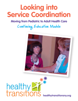 Looking into Service Coordination