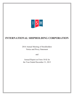 PDF - International Shipholding Corporation