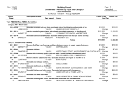Permits by Type and Category