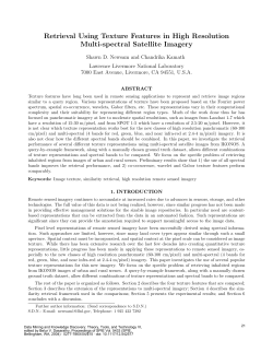 Retrieval Using Texture Features in High Resolution Multi
