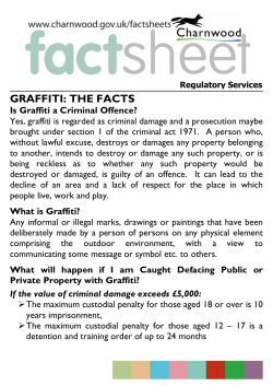 GRAFFITI: THE FACTS