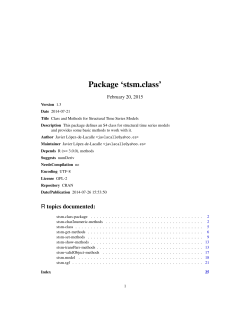 Package `stsm.class`