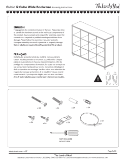 cubic 12 cube wide bookcase ML Assembly