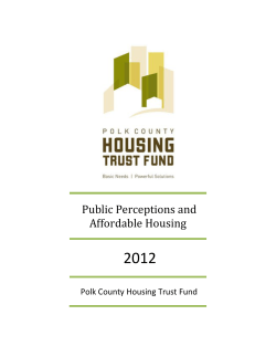 Public Perceptions and Affordable Housing