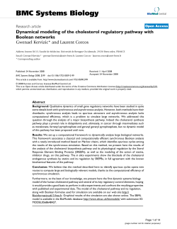 Dynamical modeling of the cholesterol regulatory pathway with