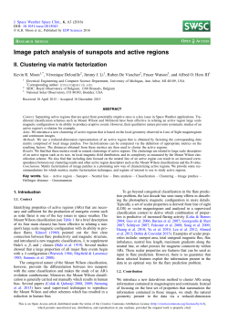 Image patch analysis of sunspots and active regions