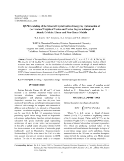 QSPR Modeling of the Mineral Crystal Lattice Energy by
