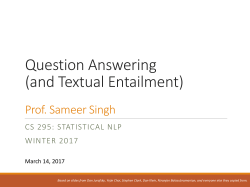 Slides - Sameer Singh