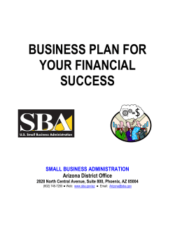 business plan for your financial success