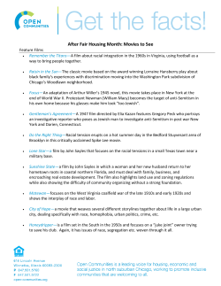 Suggested Movie List