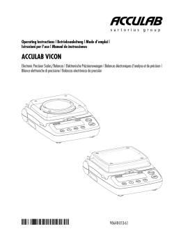 acculab vicon - scalenet.com
