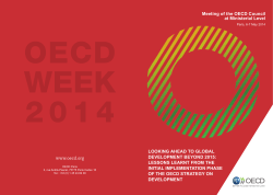 Looking ahead to Global Development beyond 2015