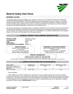 MSDS Esteem