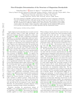 First-Principles Determination of the Structure of Magnesium