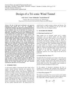 Design of a Tri-sonic Wind Tunnel