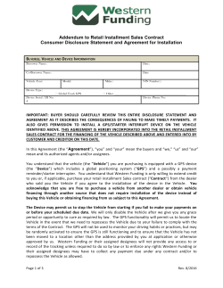 GPS Disclosure - DealerCenter Support