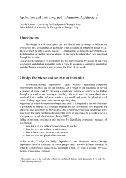 Apple, Ikea and their integrated Information