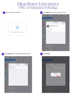 Open the mobile config file. Click Install in the upper right hand