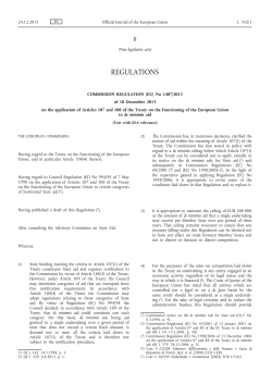 Commission Regulation