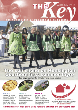 The sun shone on Kensington Courtiers first summer fayre