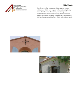 Tile Vents - Arizona Architectural Products
