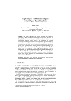 Exploring the Vast Parameter Space of Multi-Agent