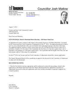 Councillor Josh Councillor Josh Matl Councillor