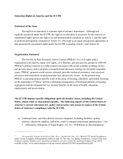 Philip Tegeler - US Human Rights Network