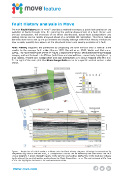 Fault History analysis in Move (February 2017)