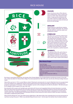 rice house - Emmaus College