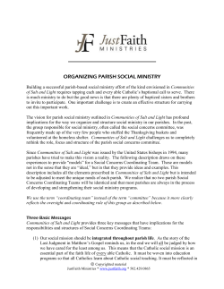 organizing parish social ministry