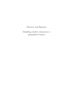 Attraction and Repulsion: Modelling Interfirm Interactions in