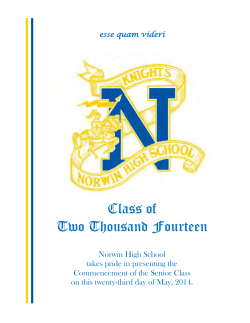 Class of Two Thousand Fourteen