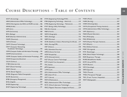 Course Descriptions - Community College of Rhode Island