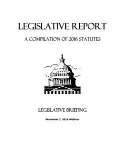 legislative report - League of California Cities