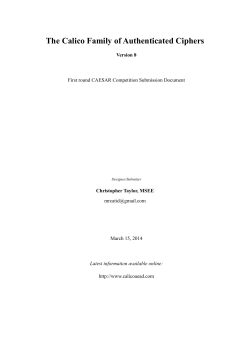 Calico - Crypto competitions